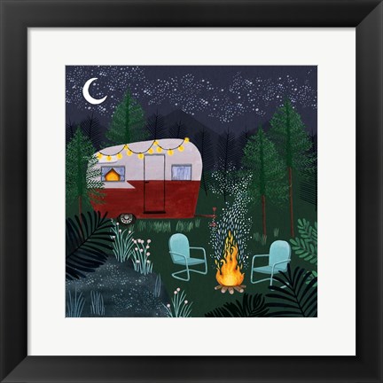 Framed Beneath the Stars II Print