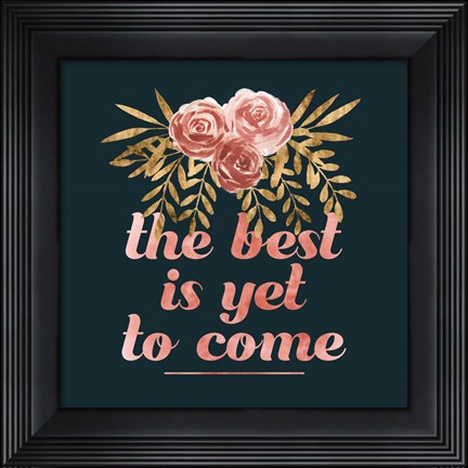 Framed Glam Wedding I Print