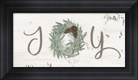 Framed Wreath Sentiments II Print