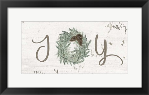 Framed Wreath Sentiments II Print