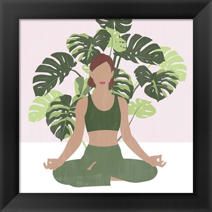 Framed Namaste Home I Print