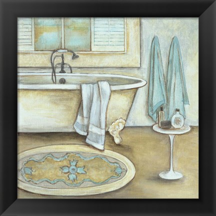 Framed Soft Bath II Print