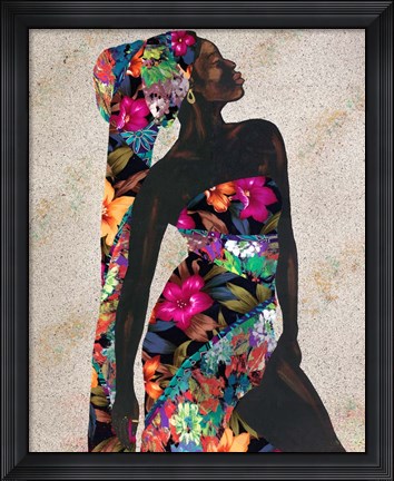 Framed Woman Strong I Print