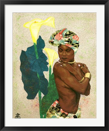 Framed Woman Strong II Print