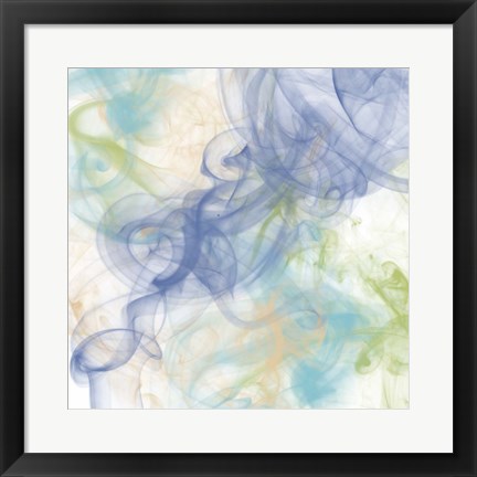 Framed Tranquil Smoke I Print