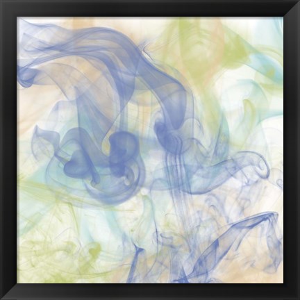 Framed Tranquil Smoke II Print