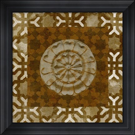 Framed Squared Circle I Print