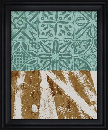 Framed Tribal Pathways I Print