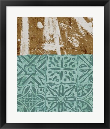 Framed Tribal Pathways II Print