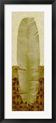 Framed Tropical Frond I Print