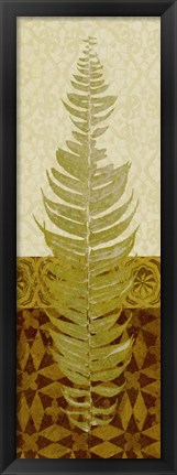 Framed Tropical Frond II Print