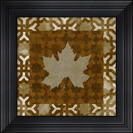 Framed Shades of Brown IV Print