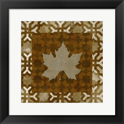 Framed Shades of Brown IV Print