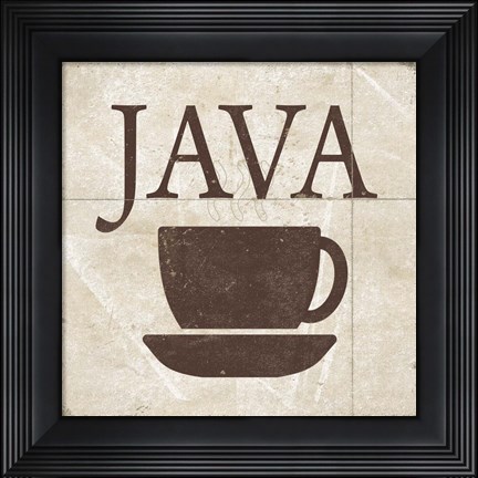 Framed Simply Coffee III Print