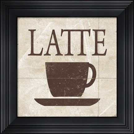 Framed Simply Coffee IV Print