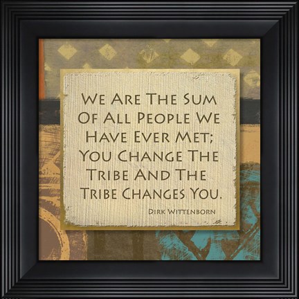 Framed Tribe II Print