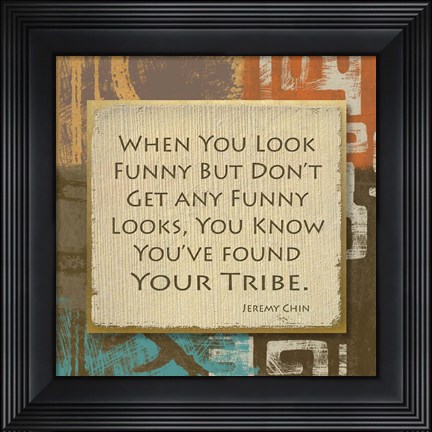Framed Tribe III Print