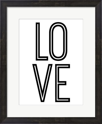 Framed Bold Love II Print