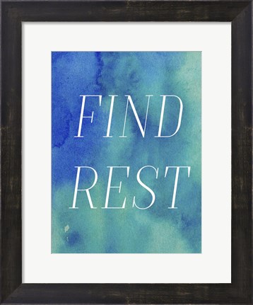 Framed Finding Rest II Print