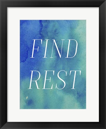 Framed Finding Rest II Print