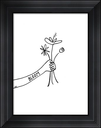 Framed Bloom &amp; Grow I Print