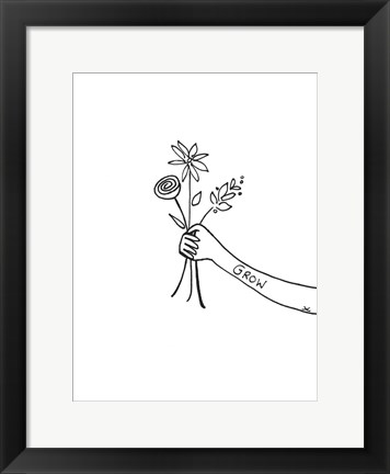 Framed Bloom &amp; Grow II Print