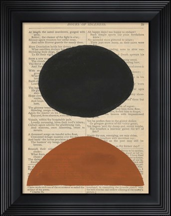 Framed Modern Prose III Print