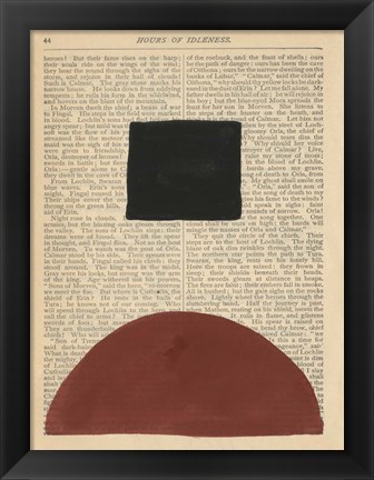 Framed Modern Prose IV Print