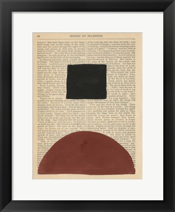 Framed Modern Prose IV Print