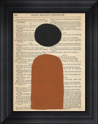 Framed Modern Prose VII Print