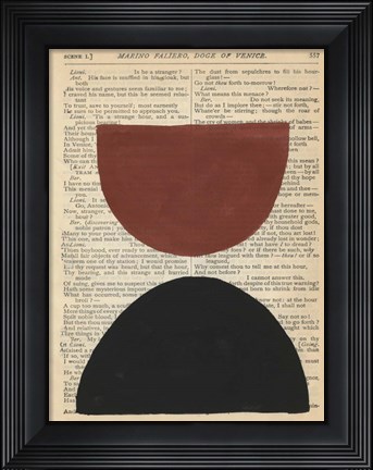 Framed Modern Prose VIII Print