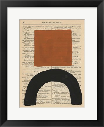 Framed Modern Prose IX Print