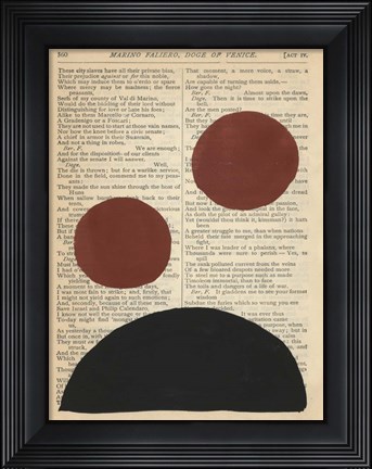 Framed Modern Prose XII Print