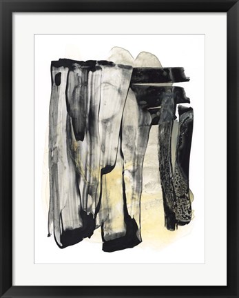 Framed Noir Essence I Print