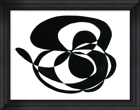 Framed Tenuous II Print