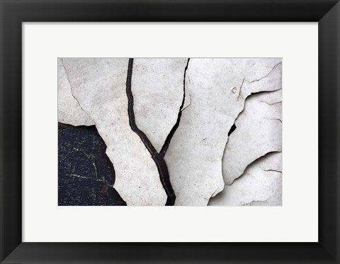 Framed Abstract Fissure II Print