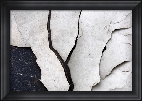 Framed Abstract Fissure II Print