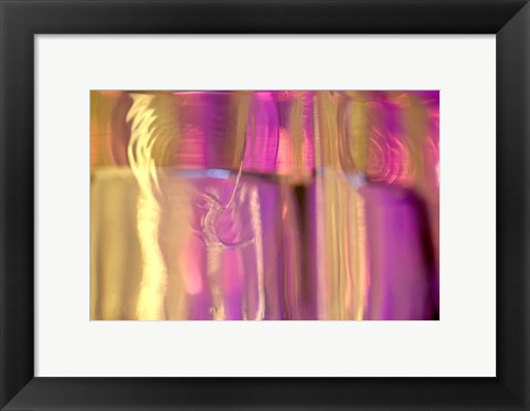 Framed Abstracted Glass I Print