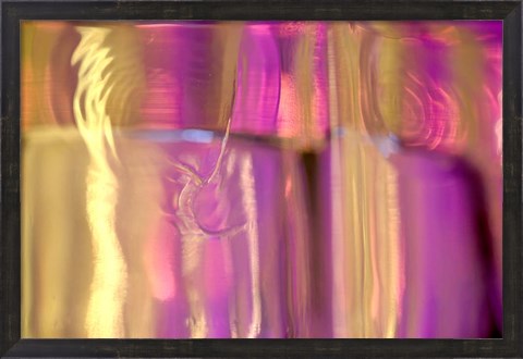 Framed Abstracted Glass I Print