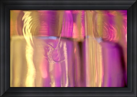 Framed Abstracted Glass I Print