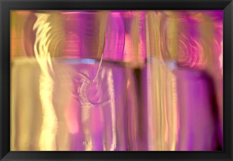 Framed Abstracted Glass I Print