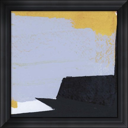 Framed Black &amp; Yellow II Print