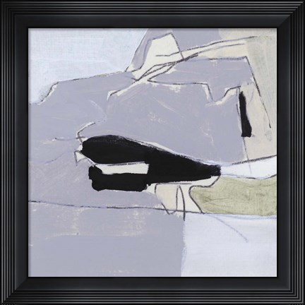 Framed Grey Landscape I Print