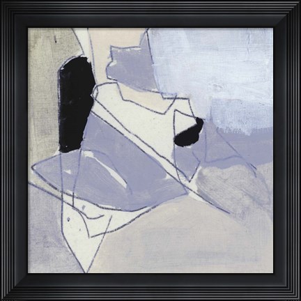Framed Grey Landscape III Print