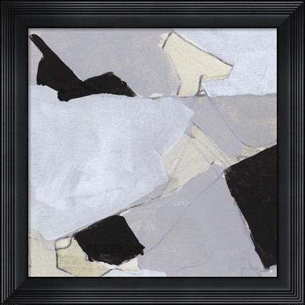 Framed Grey Landscape V Print