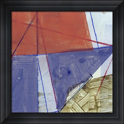 Framed Abstract Mass I Print