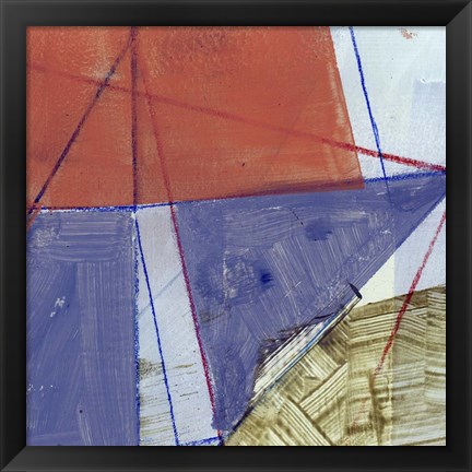 Framed Abstract Mass I Print