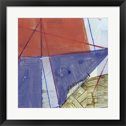 Framed Abstract Mass I Print