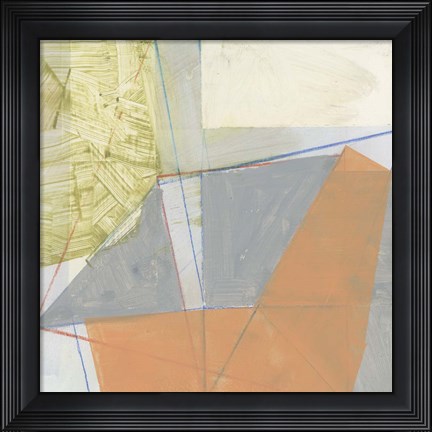 Framed Abstract Mass IV Print