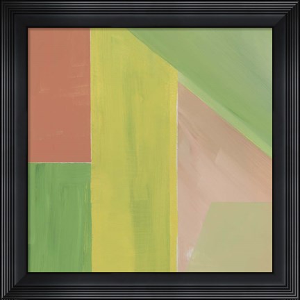Framed Pink Crop I Print